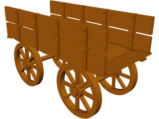 Animal Carrage 3D Model