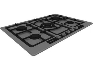 Siemens Gas Stove 3D Model