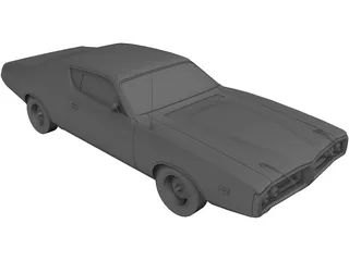 Dodge Charger 440 Magnum (1973) 3D Model