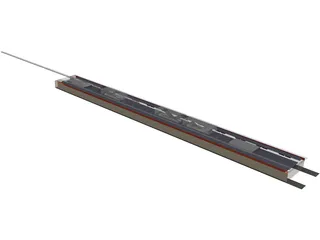 Metro Subway Station 3D Model