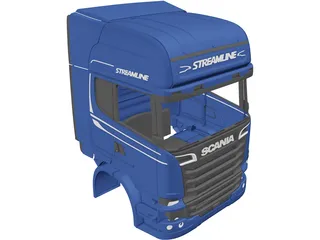 Scania R730 Cabin 3D Model