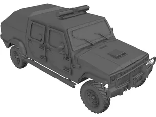 Jeep Agrale BP Canopy 3D Model