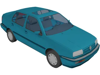 Volkswagen Jetta/Vento (1993)  3D Model