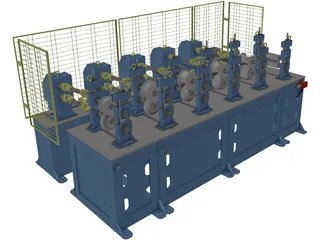 Roll Forming 3D Model