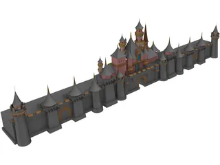 Disney World 3D Model