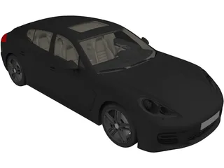 Porsche Panamera (2010) 3D Model