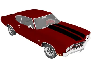 Chevrolet Chevelle SS (1970) 3D Model