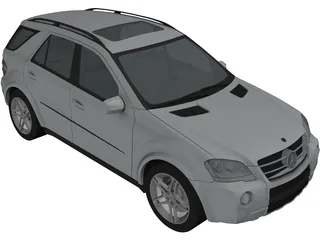 Mercedes-Benz ML63 AMG 3D Model