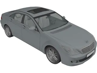 Mercedes-Benz C-Class (2007) 3D Model