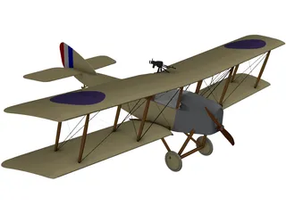 Martinsyde G.100 Elephant 3D Model