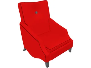 Chair Lounge Princeton 3D Model