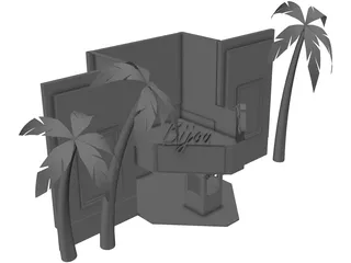 Bijou Theater 3D Model