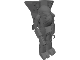 Battletech Elemental 3D Model