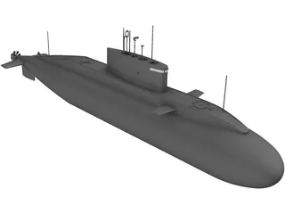 Submarine 3D Model
