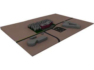 Library 3D Model