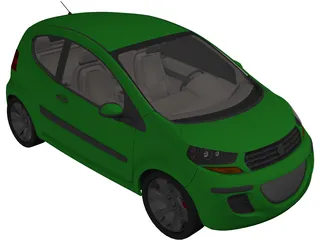Kia Concept Car 3D Model