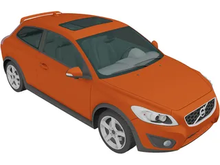 Volvo C30 (2010) 3D Model
