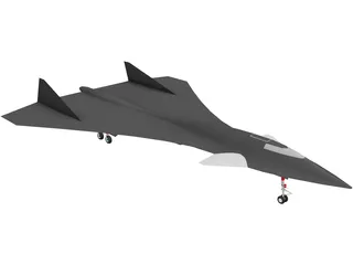 Aurora Spy Plane 3D Model