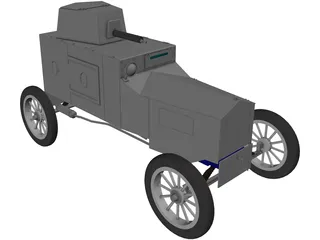 Ford Armored Car 3D Model