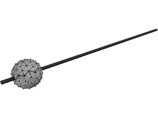 New Years Eve Countdown Ball 3D Model