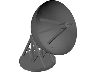 Satellite Dish 3D Model