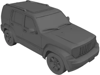 Jeep Liberty (2010) 3D Model