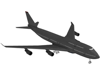 Boeing 747 3D Model