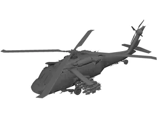 Sikorsky UH-60 Black Hawk 3D Model