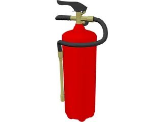Fire Extinguisher 3D Model