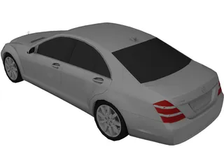 Mercedes-Benz S-Class (2006) 3D Model
