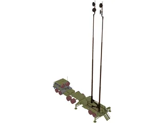 Patriot Antenna 3D Model