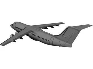 British Aerospace BAe 146-300 3D Model