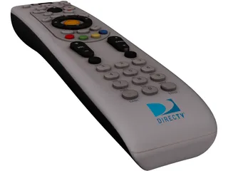 DirecTV Remote Control 3D Model