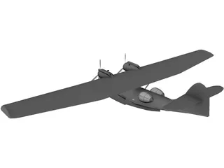 Amphibious Aircraft 3D Model