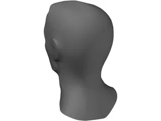 Head Male 3D Model
