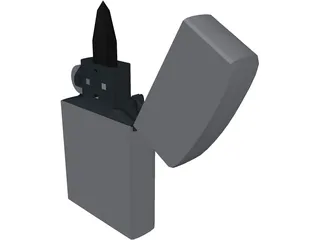 Zippo Lighter 3D Model