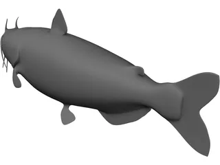 Blue Catfish 3D Model