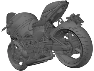 Superbike 3D Model