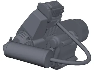 Lombardini LGA 340 Engine 3D Model