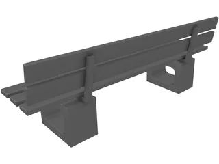 Outdoor Seat 3D Model