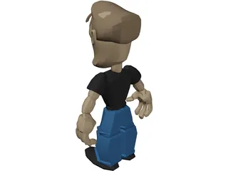 Retroboy 3D Model
