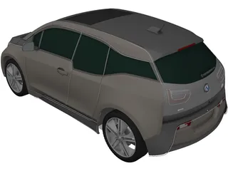 BMW i3 (2017) 3D Model