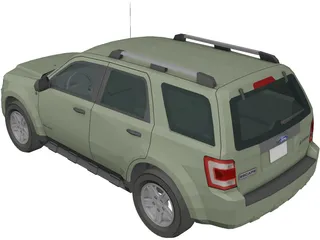Ford Escape Hybrid 3D Model