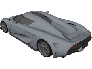 Koenigsegg Regera (2015) 3D Model
