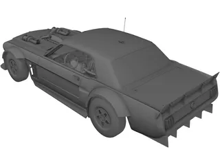 Ford Mustang Hoonicorn (1965) 3D Model