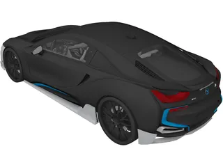 BMW i8 (2015) 3D Model