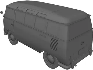 Volkswagen T1 Type 2 3D Model