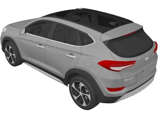 Hyundai Tucson (2019) 3D Model