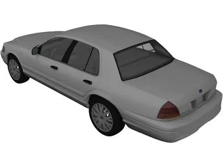 Ford Crown Victoria (2005) 3D Model