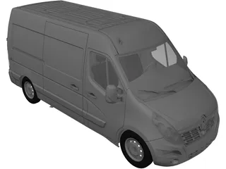 Renault Master (2017) 3D Model
